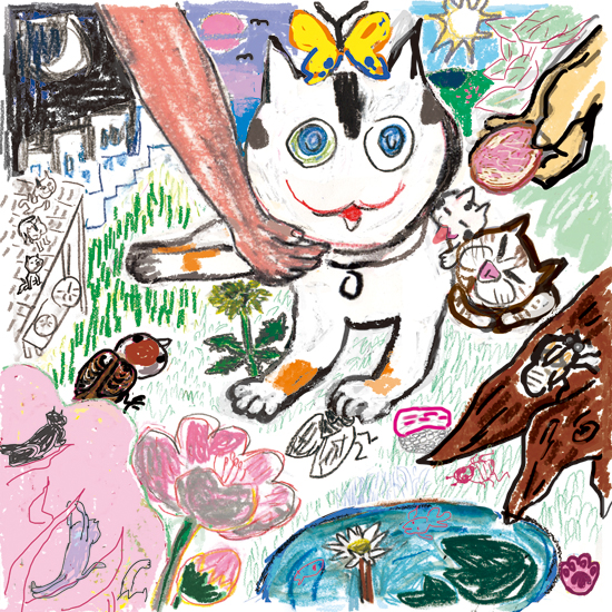 ニャンコになりたい TIS 「158人の漱石」展